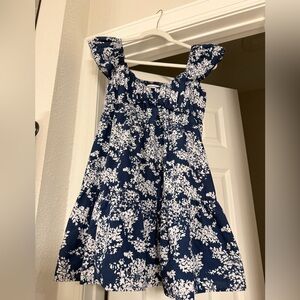 Abercrombie & Fitch Blue Floral Mini Dress
